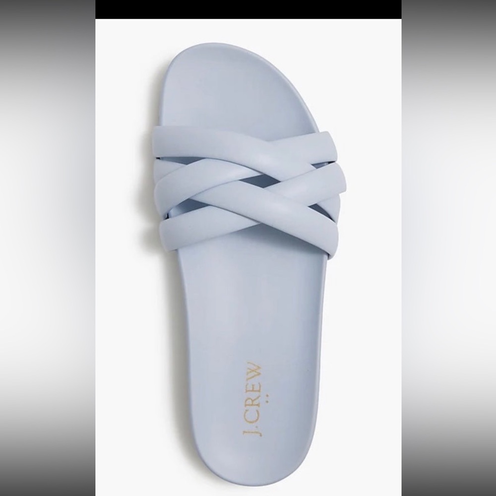 NEW J.Crew Criss Cross Slide Sandals 8